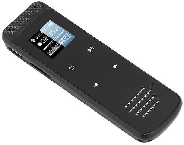 Main image of Ecocleanpath Professional Digital Voice Recorder 8GB, HD Noise Reduction & Voice Activated for Lectures, Meetings, Interviews (Black)