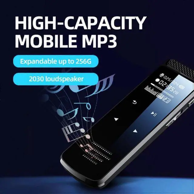 Alt view image 5 of 5 - Ecocleanpath Professional Digital Voice Recorder 8GB, HD Noise Reduction & Voice Activated for Lectures, Meetings, Interviews (Black)