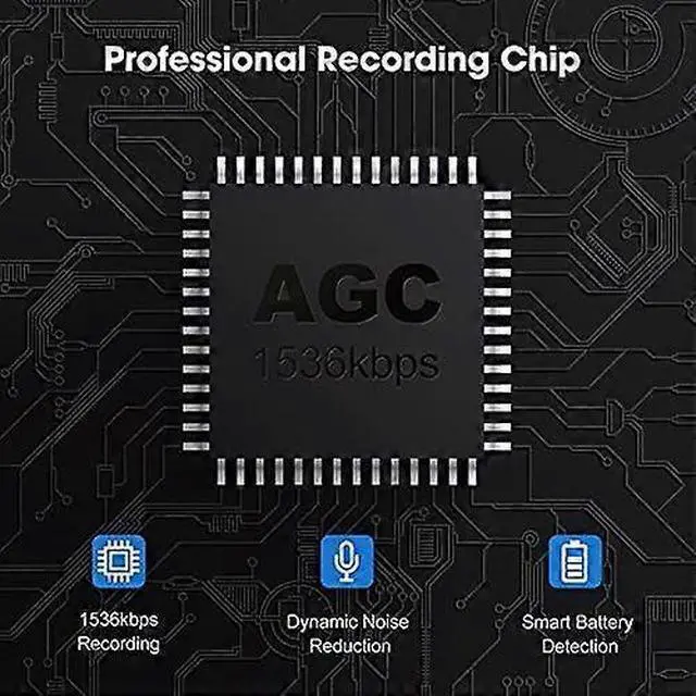 Alt view image 4 of 5 - Ecocleanpath 64GB Grey Voice Activated MP3 Recorder - Portable Digital Audio Recorder for Lectures & Meetings