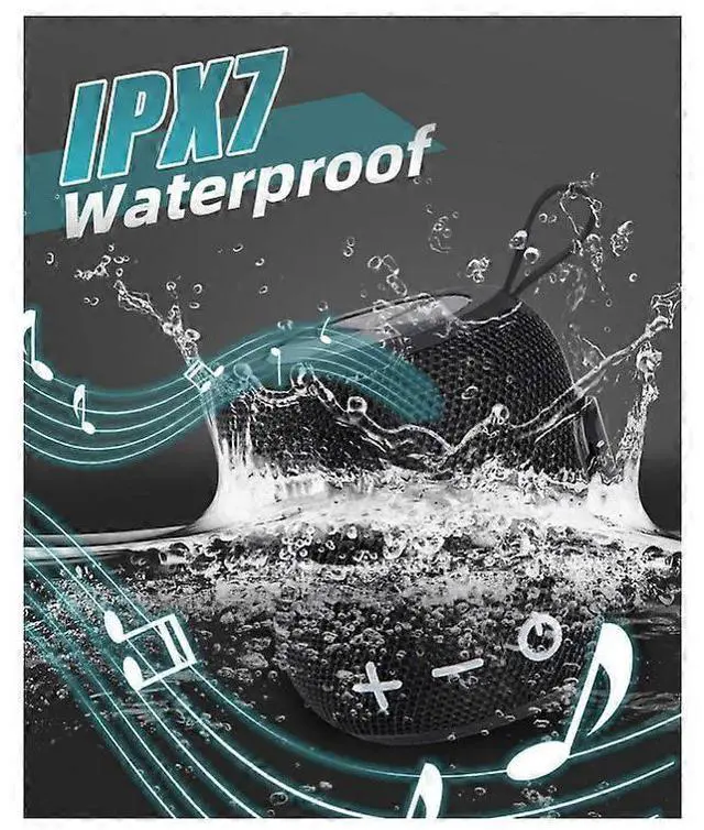 Alt view image 3 of 4 - Ecocleanpath 10W Mini Portable Bluetooth Speaker, 20H Playtime, IPX67 Waterproof, Wireless Stereo Pairing (Black)