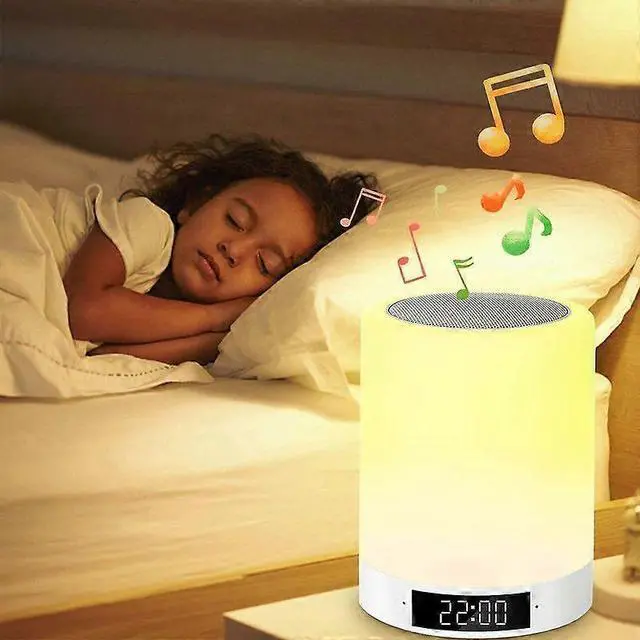 Alt view image 5 of 5 - Ecocleanpath A60805H1 5-in-1 Bluetooth Speaker with LED Light, FM Radio, Alarm & Charging