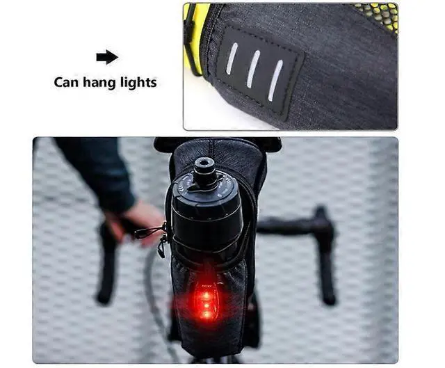 Alt view image 3 of 5 - Ecocleanpath Waterproof Bike Underseat Bag, 1.8L MTB/Road Bicycle Saddle Bag with Reflective Safety