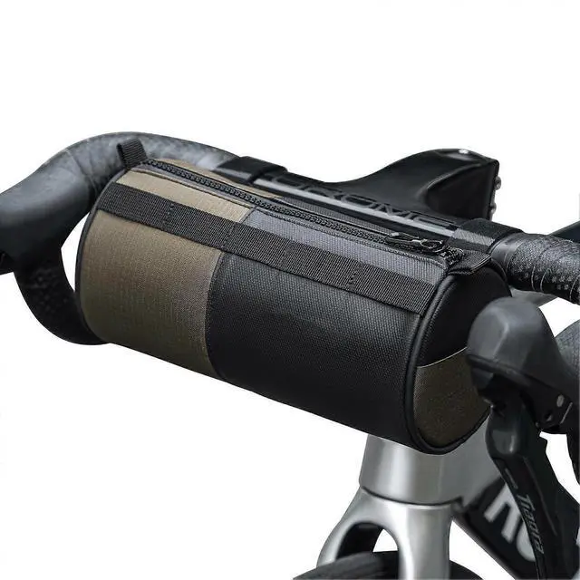 Main image of Ecocleanpath 1.7L Bike Handlebar Bag with Shoulder Strap - Reflective, Universal Fit for Road/Mountain/Gravel Bikes (Black)