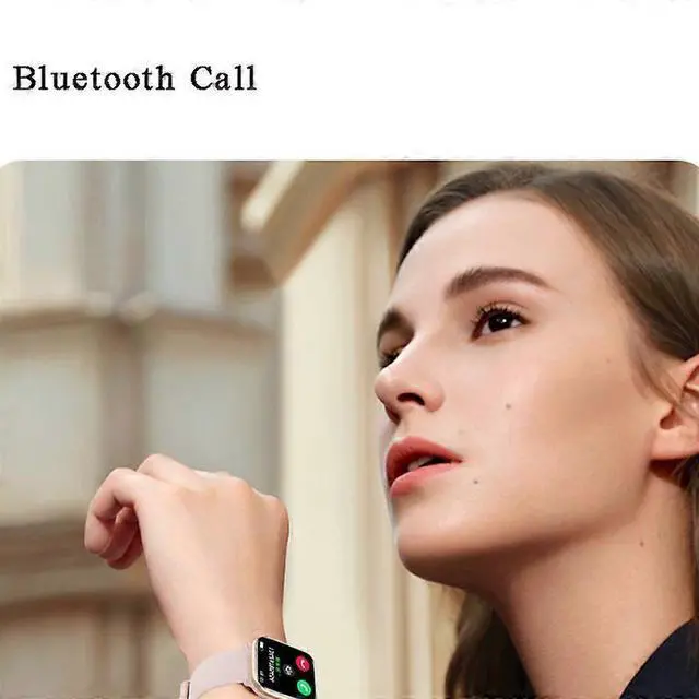 Alt view image 3 of 5 - Ecocleanpath Women's Smart Watch with Blood Pressure & Heart Rate Monitor, 1.75" AMOLED Display, Bluetooth Calling