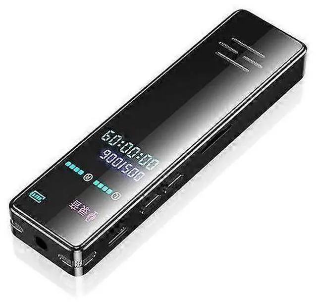 Main image of Ecocleanpath Digital Voice Recorder with Noise Reduction, 20H Battery, MP3 Player for Lectures & Meetings [Black]