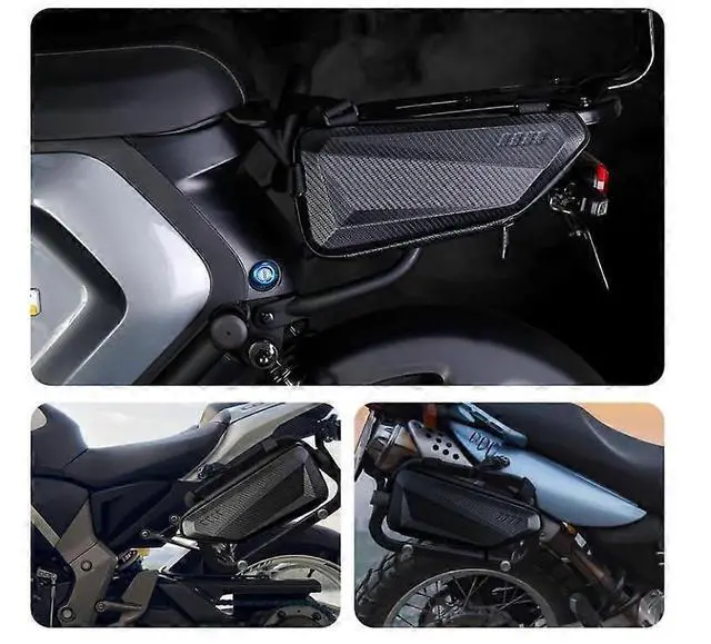 Alt view image 2 of 5 - Ecocleanpath 1.5L EVA Hard Shell Waterproof Bike Triangle Bag | Shockproof Motorcycle/E-Bike Storage