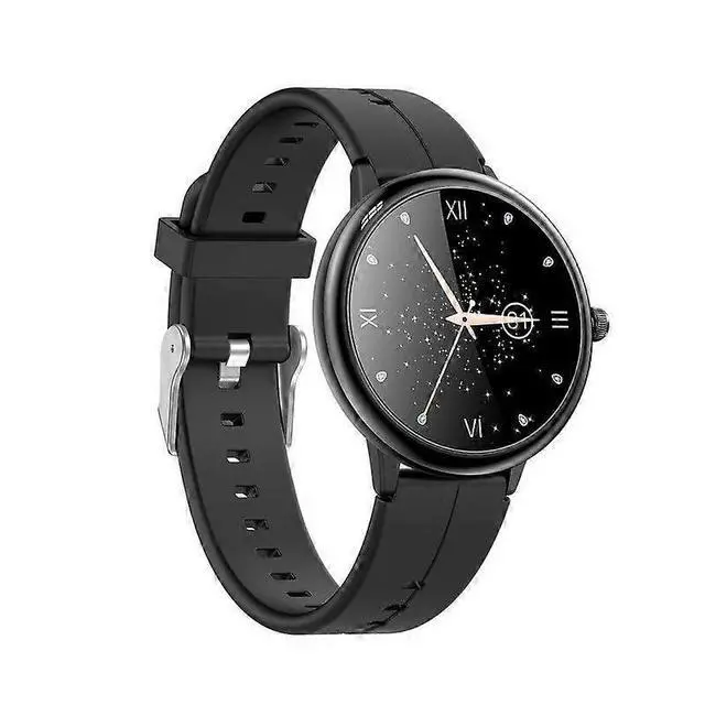 Alt view image 2 of 5 - Ecocleanpath R8 Women's Smart Watch with Heart Rate Monitor, 21 Sports Modes, IP67 Waterproof, Black