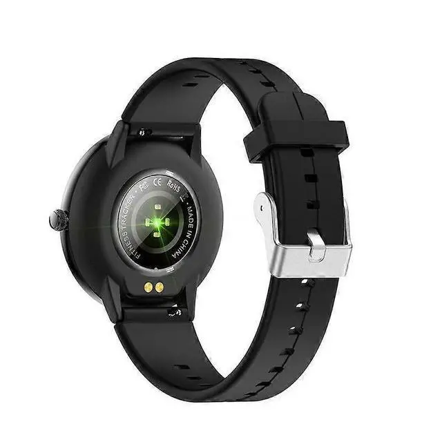 Alt view image 3 of 5 - Ecocleanpath R8 Women's Smart Watch with Heart Rate Monitor, 21 Sports Modes, IP67 Waterproof, Black