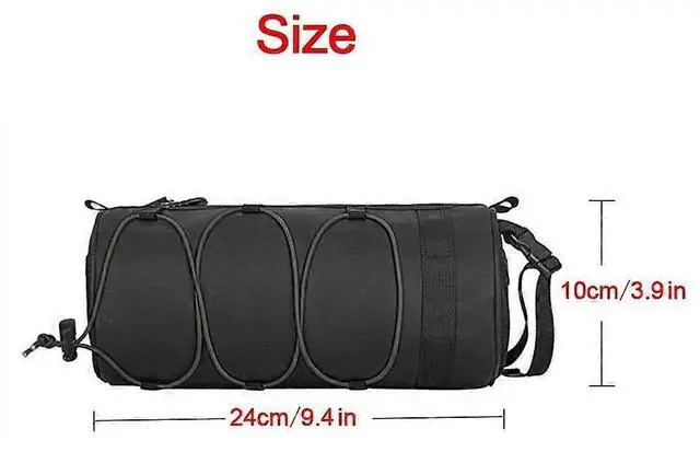 Alt view image 2 of 5 - Ecocleanpath 2.5L Waterproof Bike Front Bag - Multi-Functional Handlebar/Top Tube/Saddlebag for Outdoor Cycling