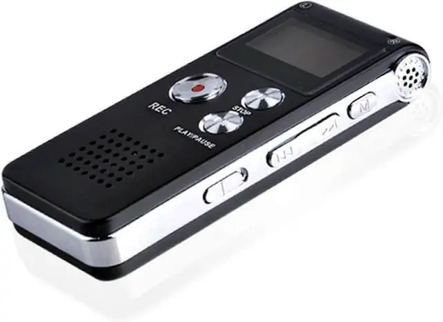 Alt view image 3 of 5 - Ecocleanpath 8GB 650HR Digital Voice Recorder & MP3 Player - Rechargeable, Portable, Black