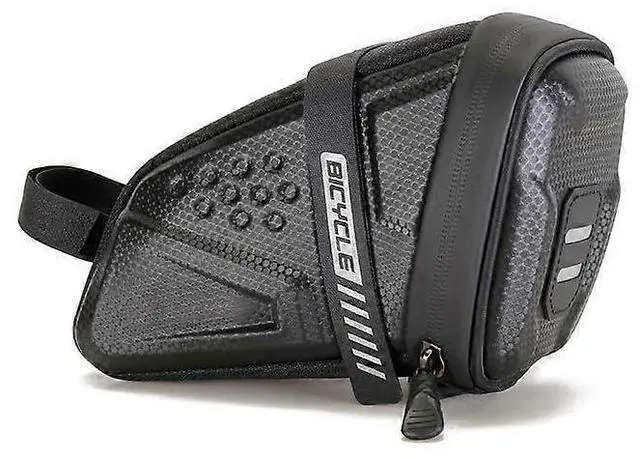 Main image of Ecocleanpath Waterproof Bike Saddle Bag with Reflective Safety, Large Hard Shell Storage for Cycling Essentials