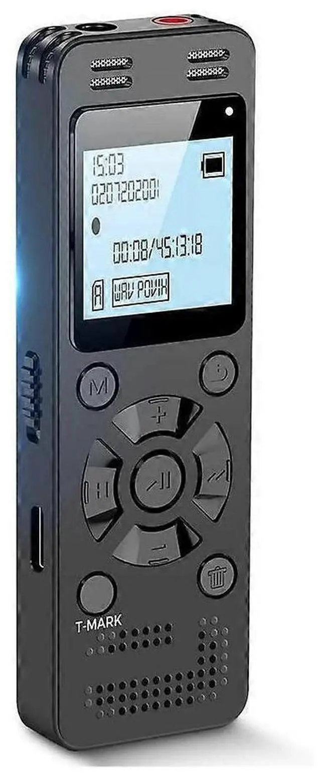 Main image of Ecocleanpath 128GB Voice Activated Recorder with Playback, Password Protection - Ideal for Lectures & Meetings