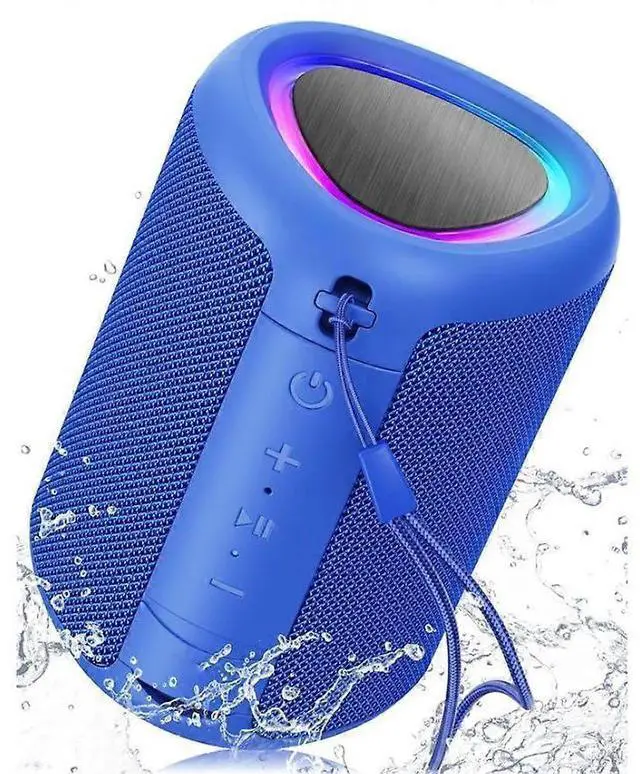 Main image of Ecocleanpath Portable Bluetooth Speaker with Lights, 15H Playtime, IPX5 Waterproof, TWS Pairing, 30W Stereo Sound