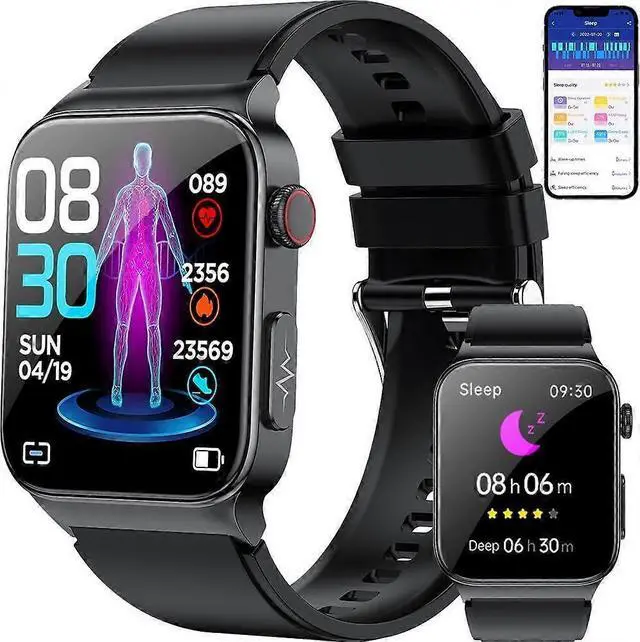 Main image of Ecocleanpath Waterproof Smart Watch with Heart Rate Monitor, 1.83" HD Screen, 20 Fitness Modes for Men & Women