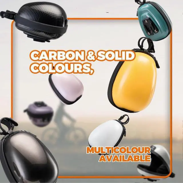 Alt view image 3 of 5 - Ecocleanpath Small 0.4L Bike Saddle Bag - Waterproof, Quick-Release, Taillight Compatible Cycling Pouch