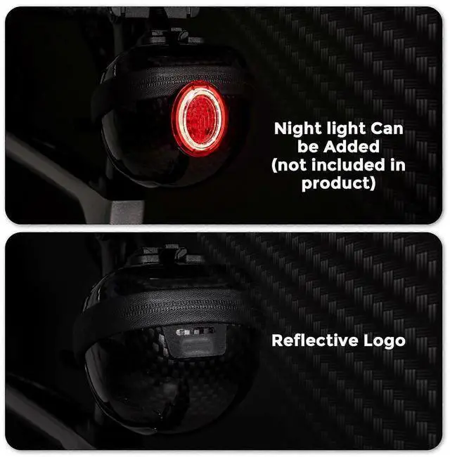 Alt view image 5 of 5 - Ecocleanpath Small 0.4L Bike Saddle Bag - Waterproof, Quick-Release, Taillight Compatible Cycling Pouch