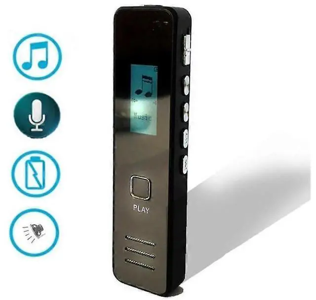 Alt view image 3 of 5 - Ecocleanpath Black USB Rechargeable Digital Voice Recorder Pen with Noise Cancellation & Music Playback
