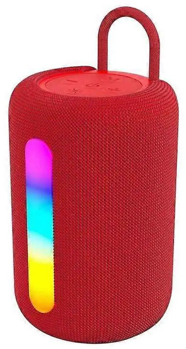 Main image of Ecocleanpath Portable Mini Bluetooth Speaker with Handle, Wireless Stereo Sound for Party, Outdoor & Indoor Use (Red)