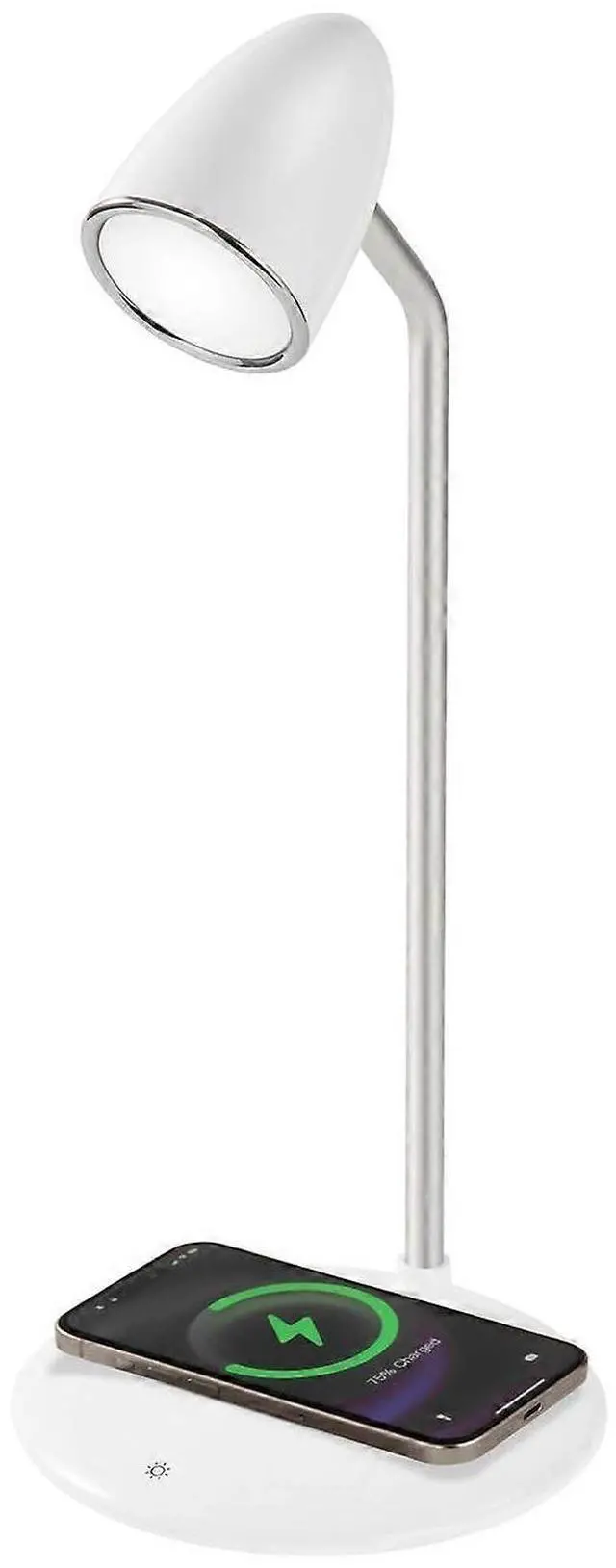 Main image of Ecocleanpath Wireless Charging Desk Lamp, 3-Level Dimmable Touch LED Bedside Light with Fast 15W Qi Charger