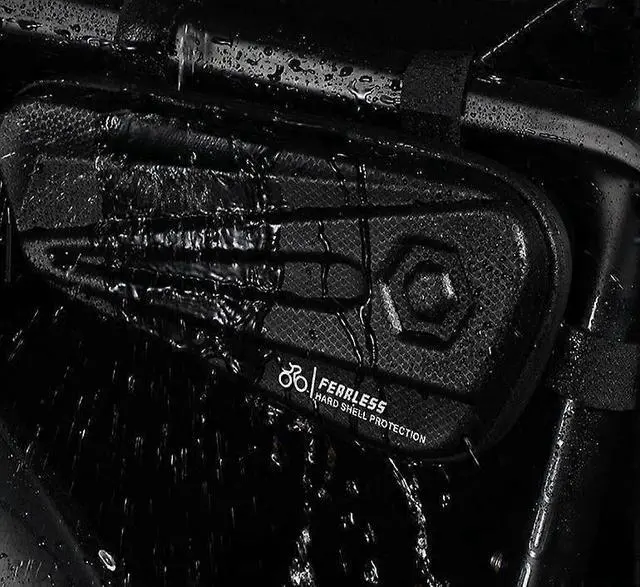 Alt view image 5 of 5 - Ecocleanpath EVA Hard Shell Mountain Bike Frame Bag - Waterproof Front Tube Bag for Professional Riding (Black)