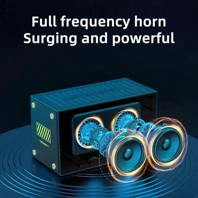 Alt view image 3 of 5 - Ecocleanpath Astronaut Bluetooth Speaker with Bass & Lights - Mini Gift for Girls & Kids (Black)