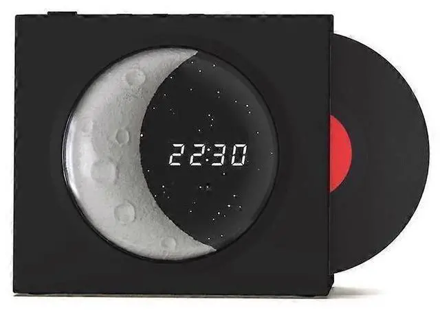 Main image of Ecocleanpath Moon Style Bluetooth 5.3 Speaker with LED Display - Wireless Audio for Home & Office