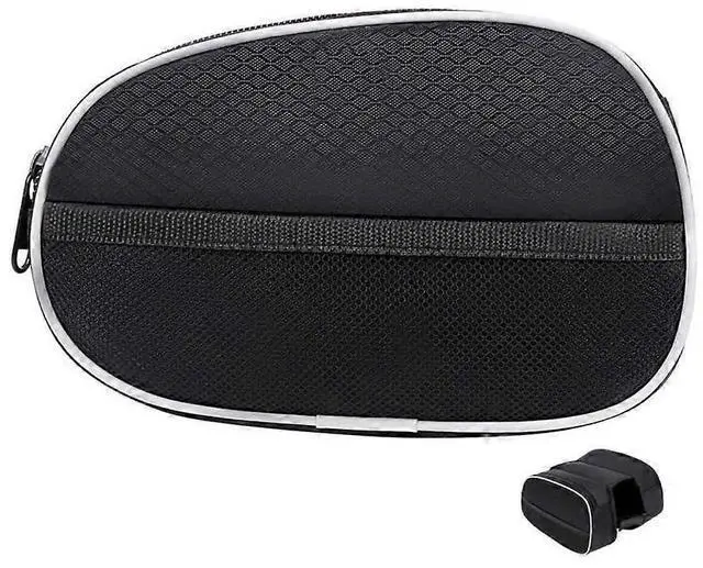 Main image of Ecocleanpath Black Bike Frame Bag | Universal Phone & Tool Storage | Mountain & Road Bicycle Accessories