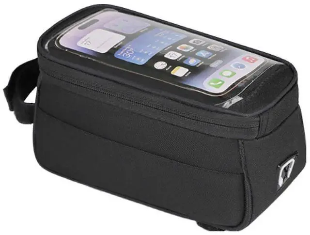 Main image of Ecocleanpath Waterproof Bike Phone Bag with Touch Screen - 1L Top Tube Frame Pouch for Mountain & Road Bikes