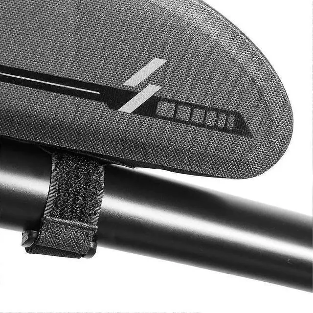 Alt view image 3 of 5 - Ecocleanpath Waterproof Bike Top Tube Bag, Front Frame Phone Mount Pouch for Mountain & Road Bikes (Black)