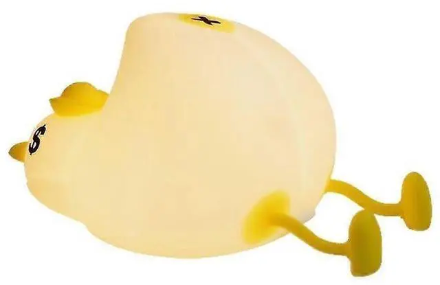 Main image of Ecocleanpath Rechargeable Kids Night Light with 3 Brightness & Phone Stand - White Silicone Lamp