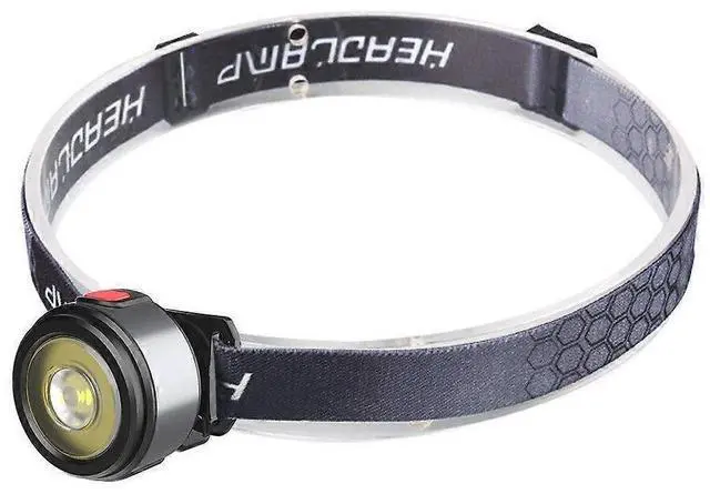 Main image of Ecocleanpath Rechargeable LED Headlamp with White & Red Light, Waterproof Hands-Free Flashlight for Camping, Running, Cycling