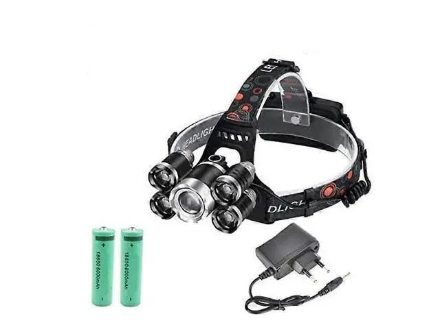 Alt view image 5 of 5 - Ecocleanpath Mini LED Headlamp 3 Modes, Waterproof Rechargeable Headlight for Outdoor Camping & Hiking (Black)