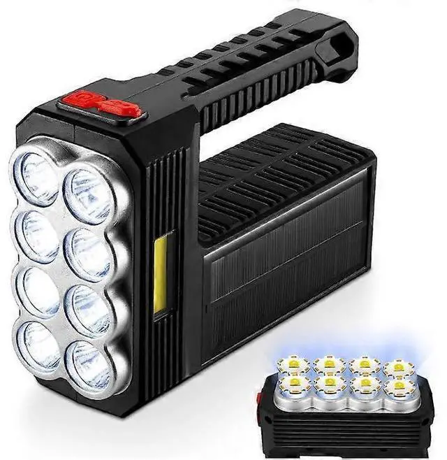 Main image of Ecocleanpath 1600LM USB Rechargeable LED Flashlight, 4 Modes IPX5 Waterproof Camping & Emergency Light (Black)