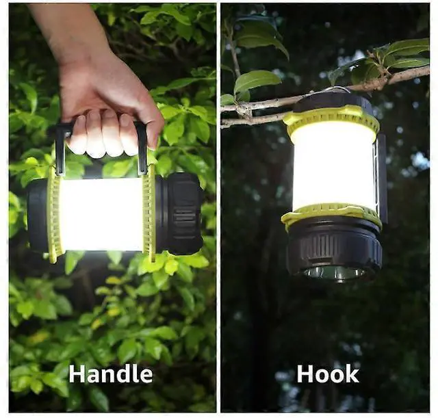 Alt view image 5 of 5 - Ecocleanpath Rechargeable LED Torch Lantern with Power Bank, 500 Lumen Dimmable 5 Modes for Camping & Emergency (Black)