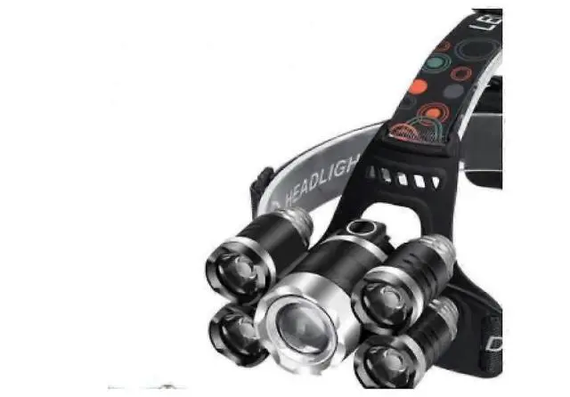 Alt view image 2 of 5 - Ecocleanpath Mini LED Headlamp 3 Modes, Waterproof Rechargeable Headlight for Outdoor Camping & Hiking (Black)