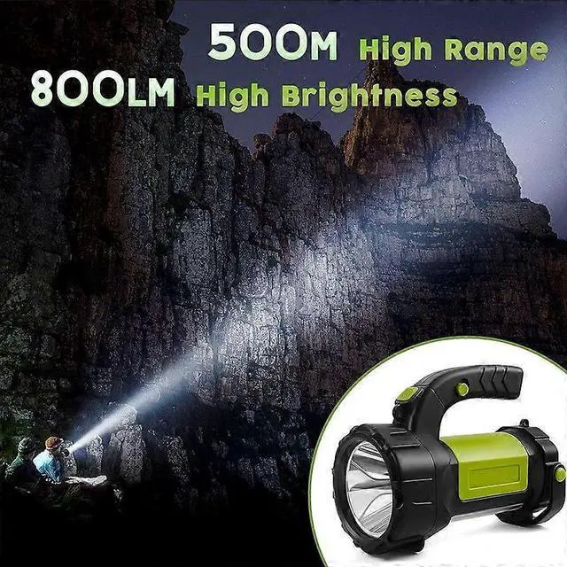 Alt view image 4 of 5 - Ecocleanpath 800LM Rechargeable Camping Lantern & Flashlight, 2400mAh Battery, IP65 Waterproof, 4-in-1 Multi-Function Light