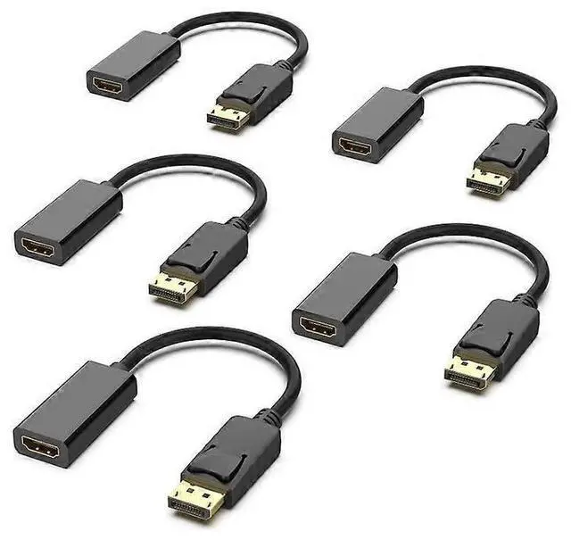 Main image of Ecocleanpath DisplayPort to HDMI Adapter 1080p 60Hz Gold-Plated Compact Converter for Laptop TV Monitor