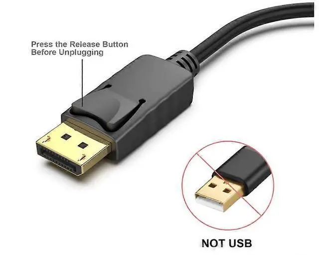 Alt view image 3 of 5 - Ecocleanpath DisplayPort to HDMI Adapter 1080p 60Hz Gold-Plated Compact Converter for Laptop TV Monitor