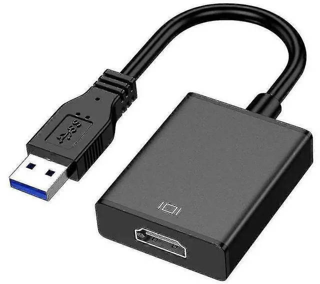Main image of Ecocleanpath HDMI1206Y18 USB 3.0 to VGA Adapter, 1080P 60Hz for Dual Monitor Setup