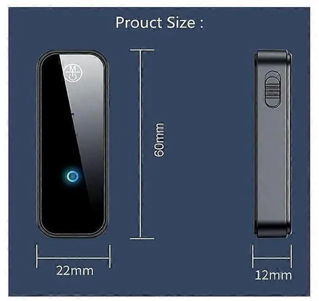 Alt view image 2 of 5 - Ecocleanpath Bluetooth 5.0 Audio Receiver Adapter, Wireless Hi-Fi Stereo for Home/Car with 3.5mm AUX & RCA (Black)