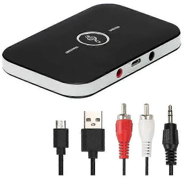 Main image of Ecocleanpath Bluetooth 5.0 Transmitter & Receiver 2-in-1, Wireless Audio Adapter for TV/PC/Car, 33ft Range & 10H Battery