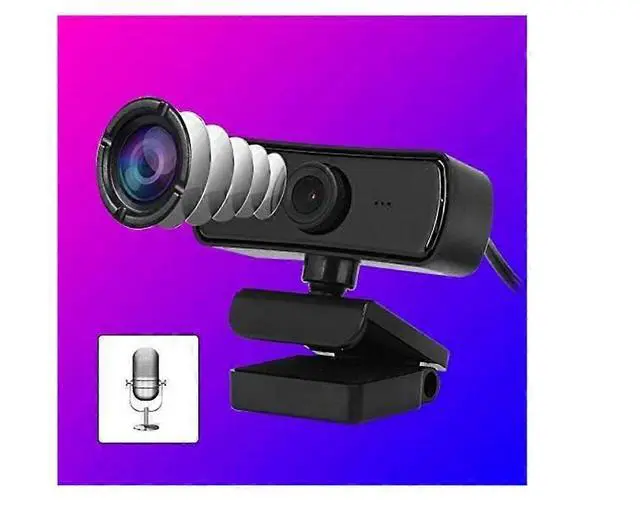 Alt view image 5 of 5 - Ecocleanpath HD Business Webcam with 360° Rotation & Microphone, Auto Focus USB Camera for Video Conferencing & Teaching (Black)