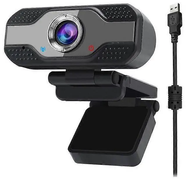 Main image of Ecocleanpath 1080P HD Webcam with Microphone, Plug & Play USB Camera for PC, Noise Canceling & Auto Light Correction (Black)
