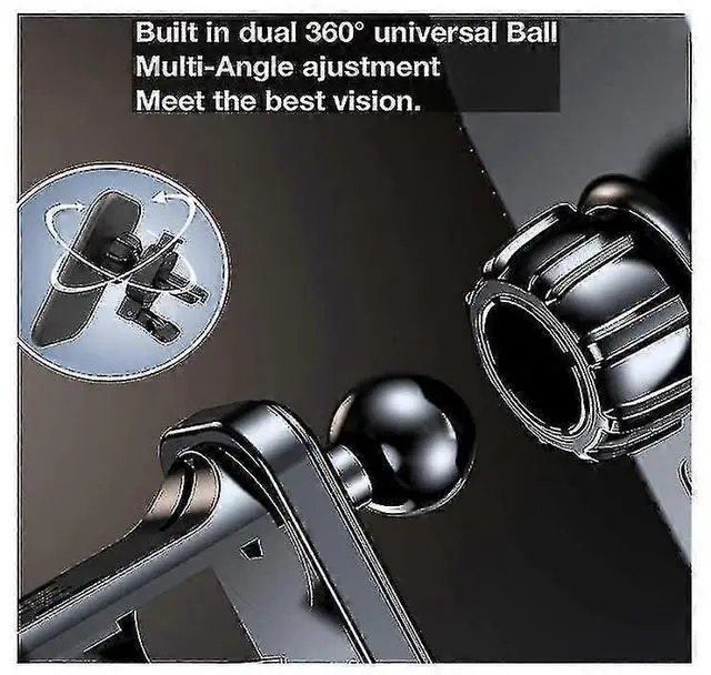 Alt view image 5 of 5 - Ecocleanpath QCC02026 Magnetic Car Phone Holder & Wireless Charger for iPhone 13/12 Series, 360° Rotation