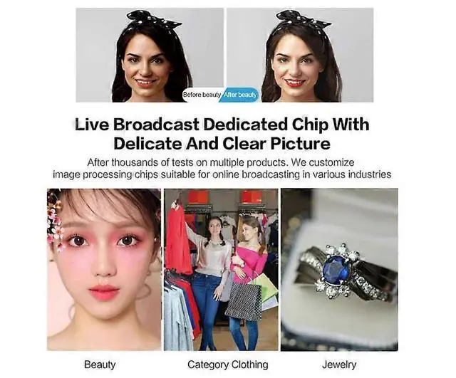 Alt view image 3 of 5 - Ecocleanpath 360° Rotatable Webcam with Privacy Cover & Mic, 1080P HD USB Computer Camera for Streaming (Black)