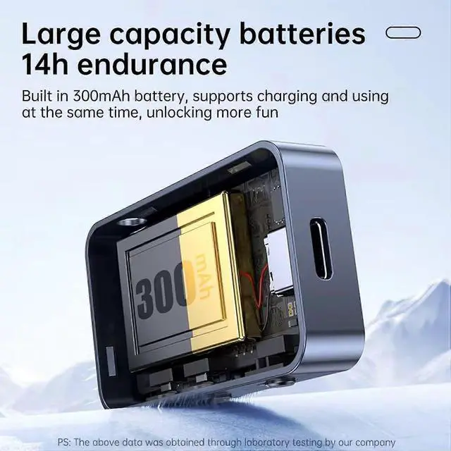 Alt view image 5 of 5 - Ecocleanpath Bluetooth 5.4 Transmitter & Receiver, 2-in-1 Airplane Headphone Adapter for TV/Car/Home, 10m Range