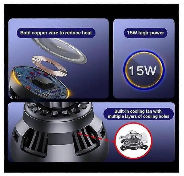 Alt view image 5 of 5 - Ecocleanpath 15W MagSafe Car Charger Mount, Magnetic Air Vent Phone Holder for iPhone 15/14/13/12 Series (Black)