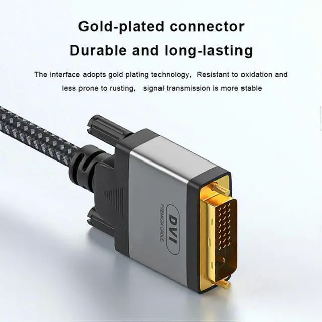 Alt view image 2 of 5 - Ecocleanpath 4K 30Hz DisplayPort to HDMI Adapter Cable, 2m Black Gold-Plated for PC Laptop Tablet