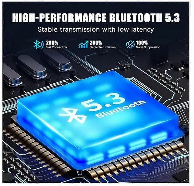 Alt view image 4 of 5 - Ecocleanpath Bluetooth 5.3 FM Transmitter Car Adapter, 60W Fast Charger with Hands-Free Call & USB Drive Support (Black)