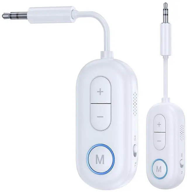Main image of Ecocleanpath Bluetooth 5.4 Transmitter & Receiver 2-in-1 - 14H Playtime, Dual Device Pairing for TV/Car/Headphones